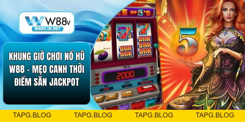 Khung Giờ Chơi Nổ Hũ W88 – Mẹo Canh Thời Điểm Săn Jackpot